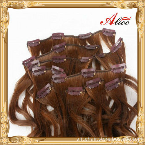 Indian remy best quality clip hair extension